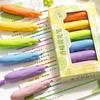 6PCS/Set DIY Scrapbook Fragrant Highlighters Eye Protection Marker Pen Color Pocket Pen Students