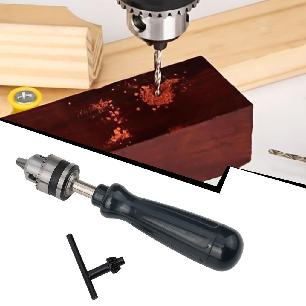 Hand Drill Aluminum Alloy Drill Bit Drill Chuck Set Keyless Chuck