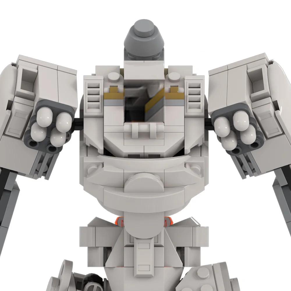 MOC Космический Меха-Костюм Астронавта Строительные Блоки Модель Космическое Приключение Астронавта Меха-Кирпичики DIY Сборные Игрушки Подарки на День Рождения для Детей
