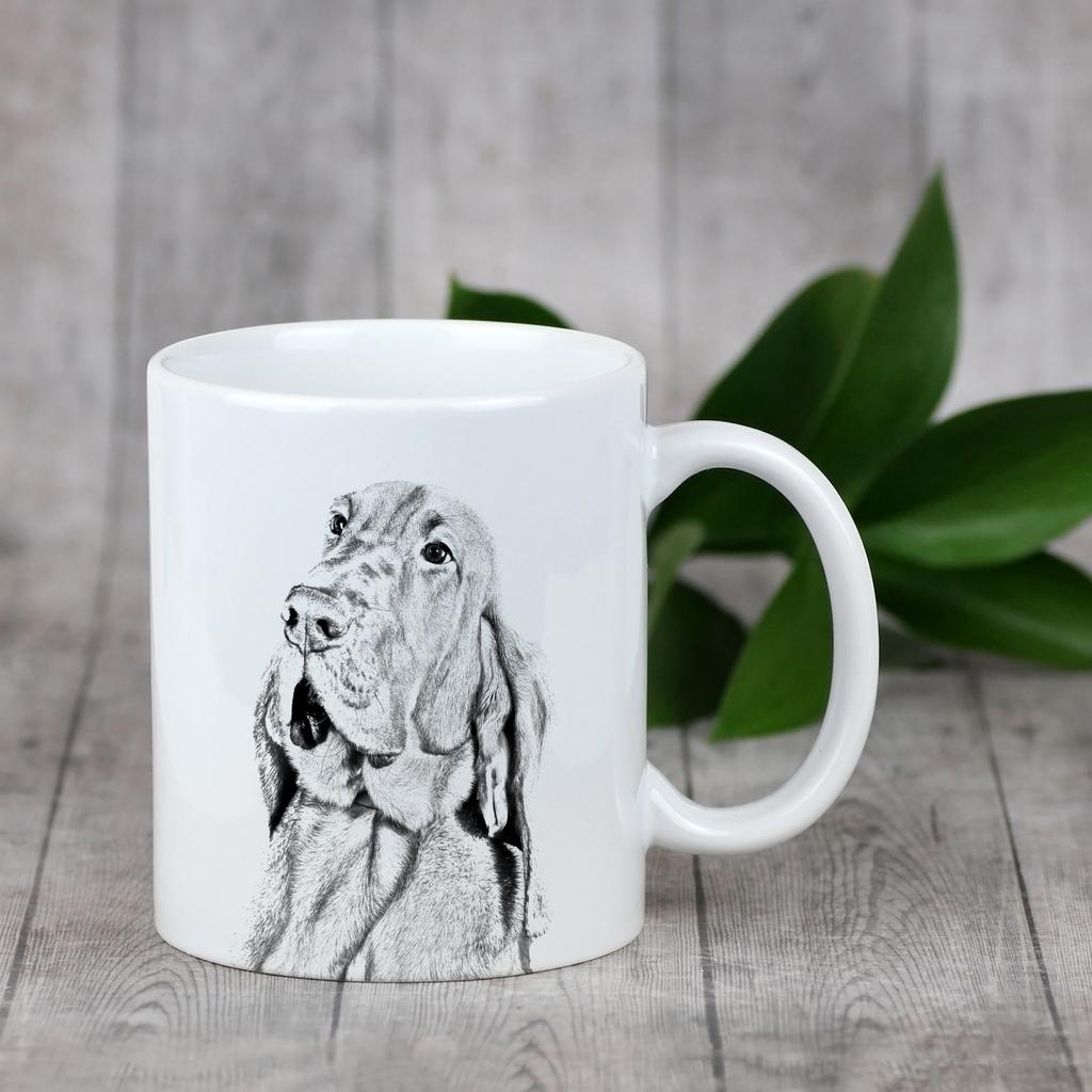 Bloodhound, St. Hubert Hound, Sleuth-hound - cup with a dog, personalized cup with a print, a classic gift for everyone from the Art-Dog brand