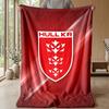 Hull KR Flannel Fleece Blanket Cozy Warm Throw Blanket For Couch Bed Travel All Season Use