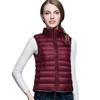 Packable Ultra-light Sleeveless Women's Winter Down Jacket White Duck Feather Warm Waistcoat Down Vest Outerwear Coats for Woman