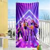 Demon Hunter Girls Beach Towel Quick-Dry Soft Microfiber Comfortable Lightweight Perfect for Traveling Yoga Camping and Swimming