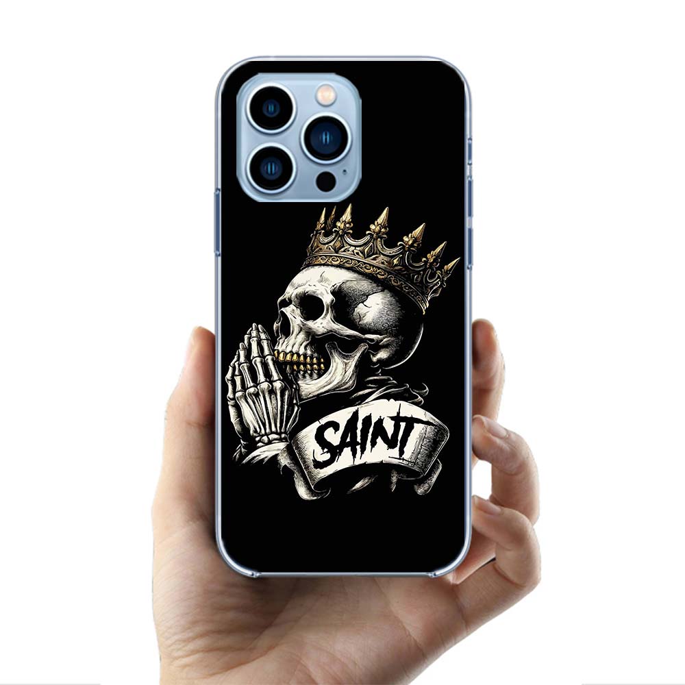 Crown Skeleton Emperor Cases Phone Case For Iphone 17E 16E 17 Air 16 Pro Max 15 Pro 14 Plus 11 13 12 Mini Cover Cases Compatible