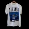 Nirvana Nevermind Смайлик Винтажная Репринт Однострочный Шов Футболка XL Унисекс Футболка