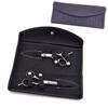 1set Leather Case Professional Hairdressing Scissors Bag Barber Salon Holster Pouch Holder Styling Tool Kit for Shears
