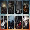 Чехол для телефона V-Дневники вампира для Samsung S25, S24, S21, S22, S23, S30, Ultra, S20, Plus, Fe, Note, 10, 9, 5G Черный
