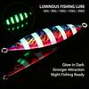 TLLuminous Slow-Jigging Iron Plate Lure 3D Bionic Eyes for Sea Fishing Boat Lures 60g-200g