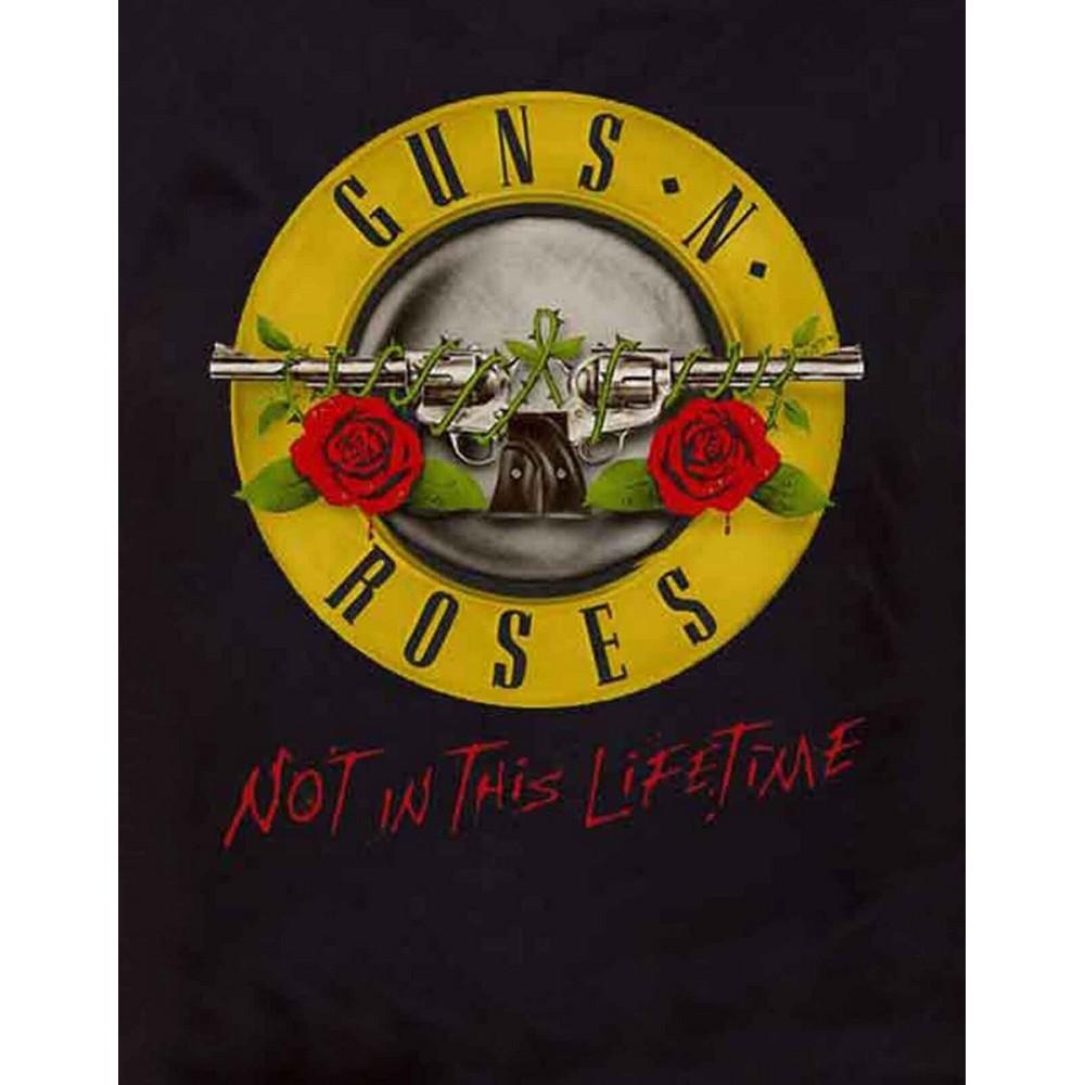 Guns N Roses Женская/дамская футболка с надписью «Not in this Lifetime Tour»