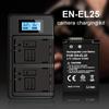 PALO EN-EL25 ENEL25 8.7V Rechargeable Li-ion Battery with LCD USB Smart Charger for Nikon Z50 ZFC Z 50 Z FC MH-32 Camera Charging Kit