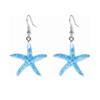 Bohemian Starfish Earrings Pendant Exaggerated Earrings Jewelry Gifts Starfish Ear Stud  Women
