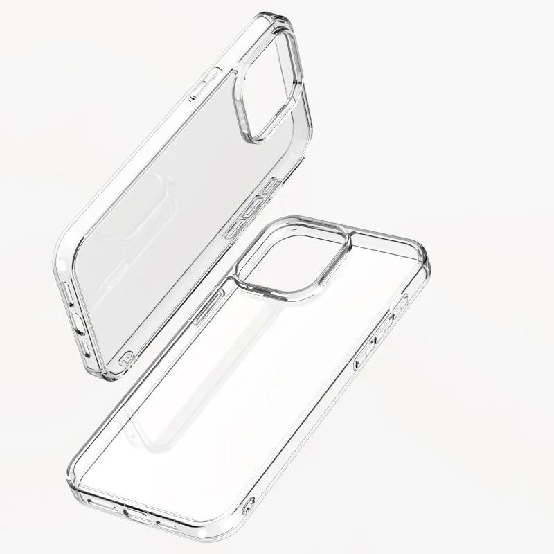 Прозрачный чехол из ТПУ для iPhone 15 14 13 12 11 Pro Max XR XS Max ультратонкая мягкая задняя крышка для iPhone 15 14 13 11 Pro Max 8 7 Plus чехол