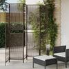 VidaXL Room Divider 6 Panels, Room Separator, Privacy Screen, Living Room Bedroom Screen, Modern, Brown 365401