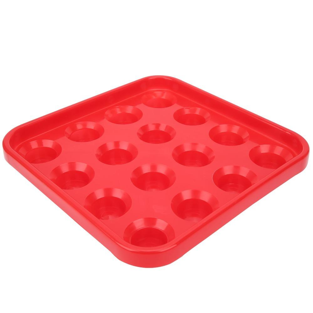 16-Hole Billiard Ball Tray Plastic Billiard Ball Plate Reusable Billiards Tray Billiards Hall