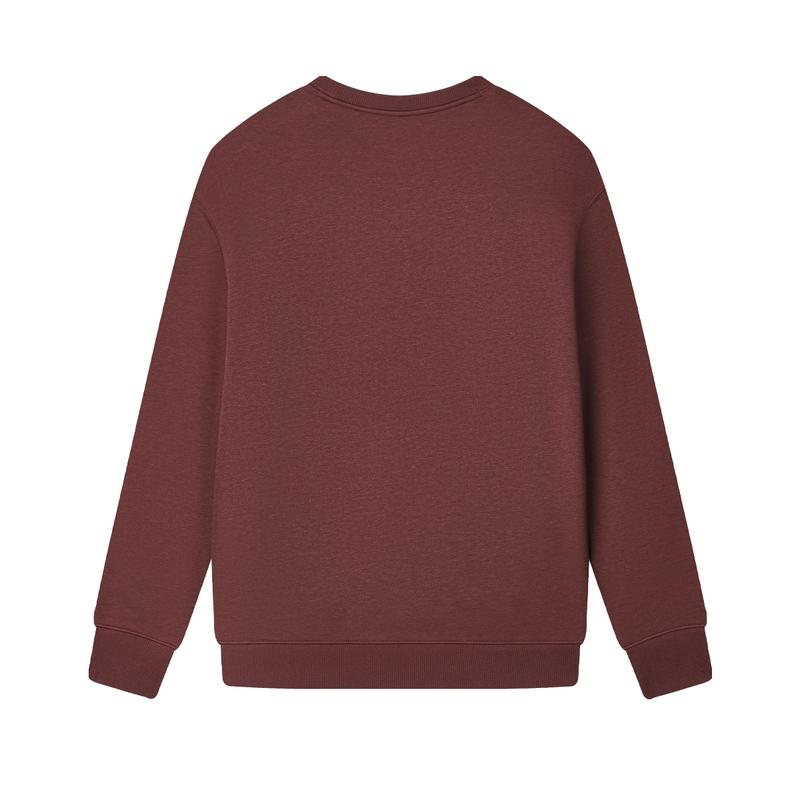 Fila Оригинальный свободный флисовый свитшот American Vintage, унисекс, винно-красный F51M449204F-WI