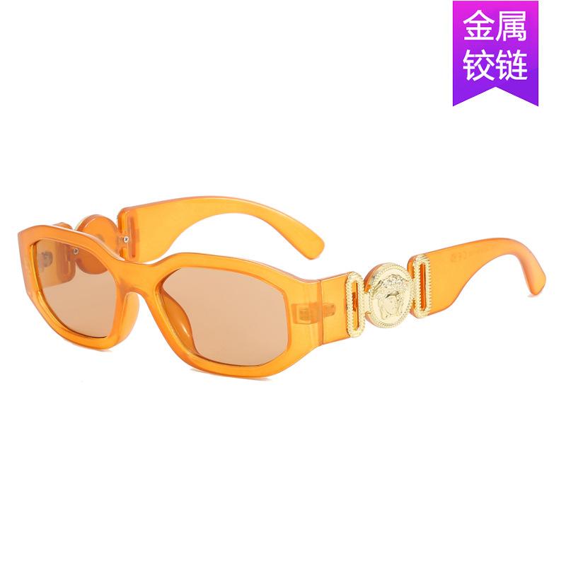Personalized head sunglasses European and American irregular small frame sunglasses UV protection fashion sunglasses
