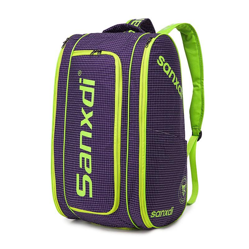 Professional Badminton Racket Bag With Separate Shoe Compartment Men Women Waterproof Tennis Sports