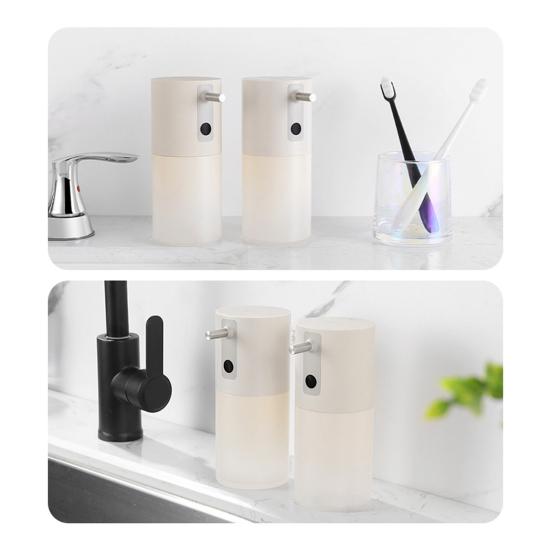 Автоматический сенсорный дозатор мыла с технологией водонепроницаемости IPX5, бесконтактный дозатор мыла с функцией вспенивания, работающий от аккумулятора