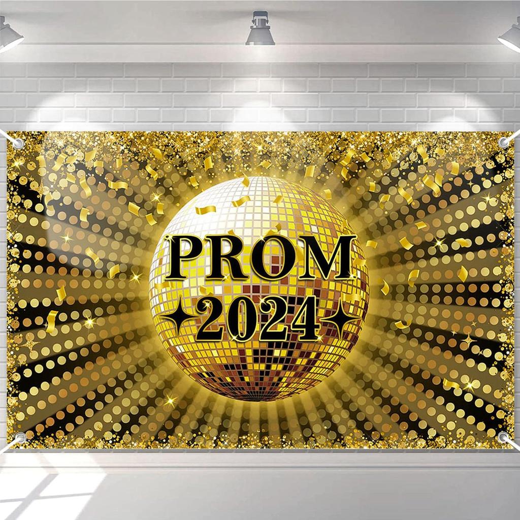 Баннер для выпускного сезона в помещении, украшение для сцены, флаг, украшение для выпускного, подвесной флаг 72 × 44 дюйма