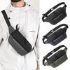 Men's Chest Bag Color Block Waist Bag One-Shoulder Water-Splashing Crossbody Bag