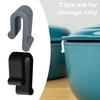 4/6/8/12Pcs Dutch Oven Lid Protector Clips Silicone Cutlery Protection Clip Stackable Easy to Clean Cookware Bumpers for Pots U-Shaped Design