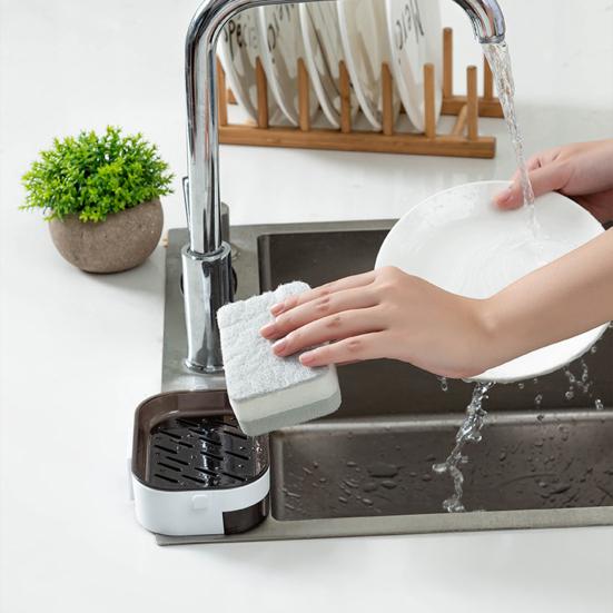 Чехол для мыла, настенный вентиляционный пластиковый слив воды, быстро сохнет, губка для мыла для ванной комнаты