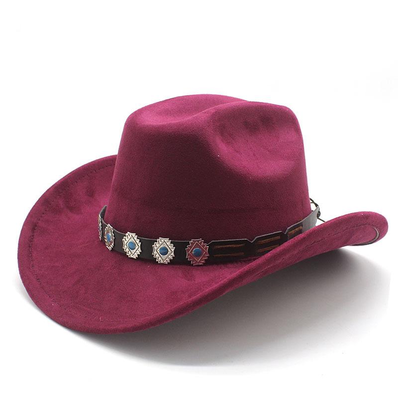 Fashion Casual High Top Big Eaves Suede Jazz Hat Outdoor Shopping Styling Felt Top Hat