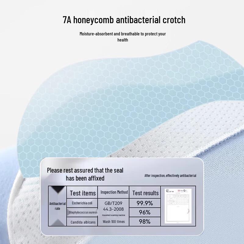 Мужские антибактериальные хлопковые боксеры-брифы Meijisibang 7A