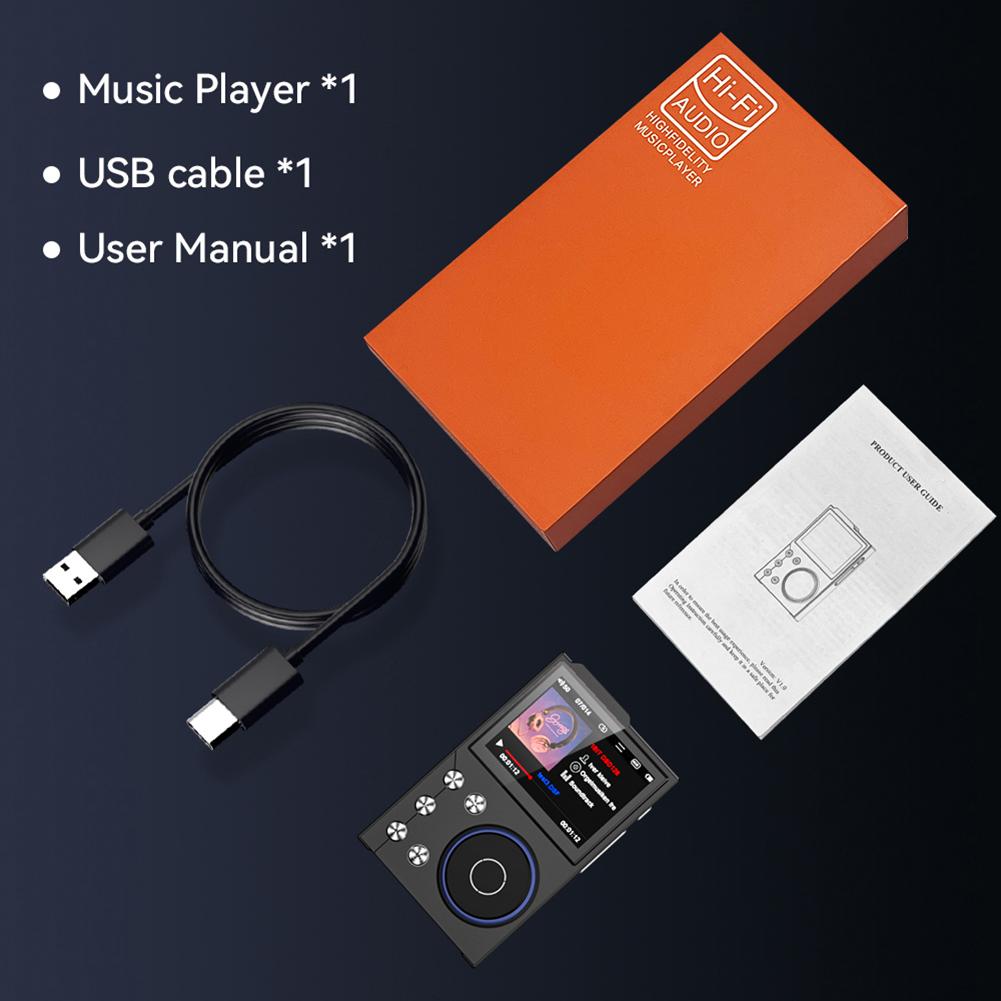Hi-Fi MP3-плеер Цифровой музыкальный плеер Портативный аудиоплеер Портативный цифровой аудиоплеер Поддержка до 256 ГБ