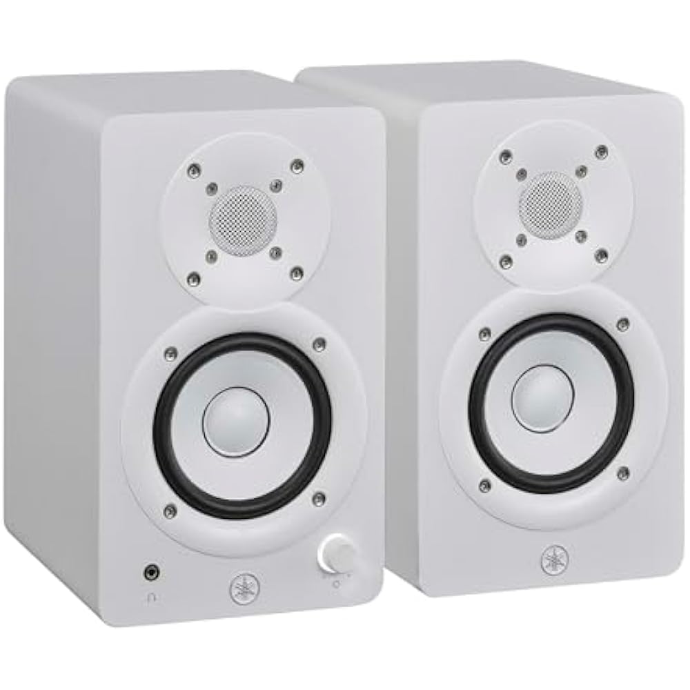 Yamaha YAMAHA Powered Studio Monitor Speaker Pair Compact White HS3W