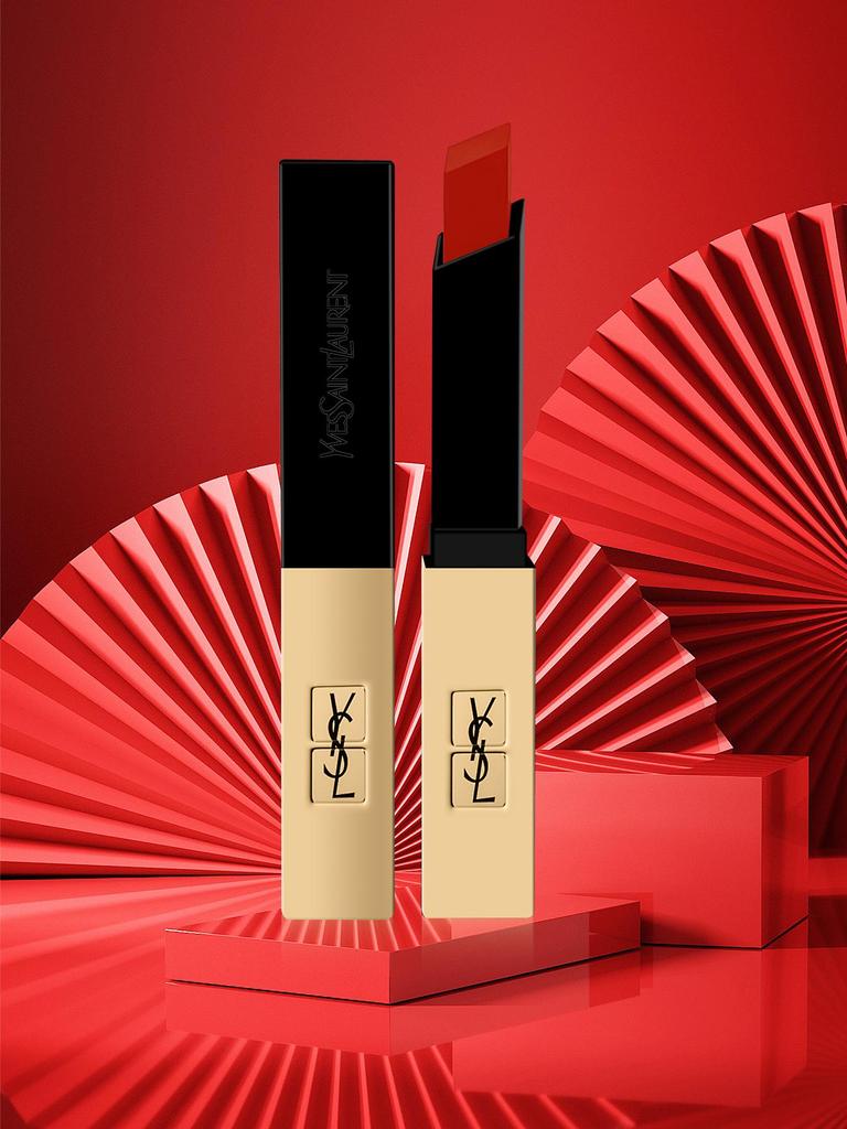 Yves Saint Laurent Rouge Pur Couture The Slim Leather-Matte Lipstick-0.08 Oz./2.2g  #21#1966