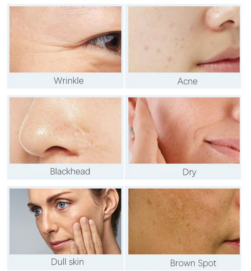 2PCS Collagen Face Serum Peptides Fade Fine Lines Wrinkle Lift Firming Moisturizing Skin Care Essence