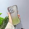 Роскошный модный мягкий чехол из ТПУ с градиентом и бриллиантами для iPhone 14 13 12 11 Pro Max с гальваническим противоударным чехлом для iPhone 14 13 12 11