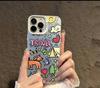 Новый щенок с граффити подходит для чехла для мобильного телефона iphone17 Apple 15promax/16 противоударного 13pro12/11x.