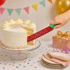 Нож для арбуза с чехлом, Зубчатый нож для хлеба для торта, сыра, выпечки, Фрукторезка из нержавеющей стали для кухни