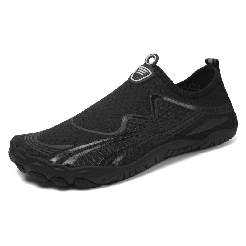 Canyoning Shoes Men's Lightweight, Anti-slip Breathable Outdoor Wading Shoes Men Flat Fashion Hollowed-out Casual Shoes Men