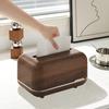 Магнитная коробка для салфеток с открыванием/закрыванием, автоматический подъемник, пружина, плавное вытягивание салфеток, контейнер для салфеток, классический стиль, диспенсер для салфеток