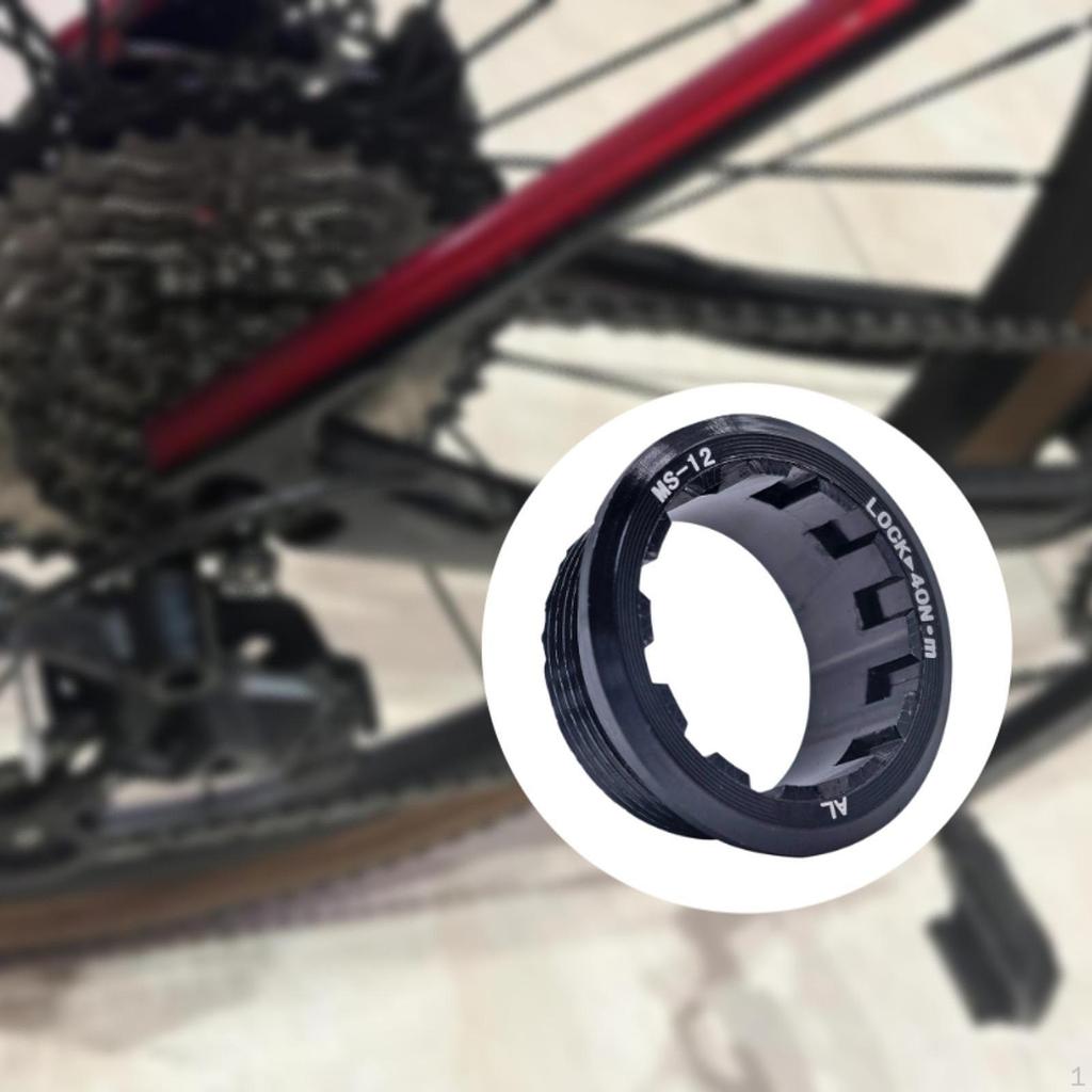 Bicycle Flywheel Cover Cassette Aluminum Alloy Part Sturdy High Strength Caste Lockring