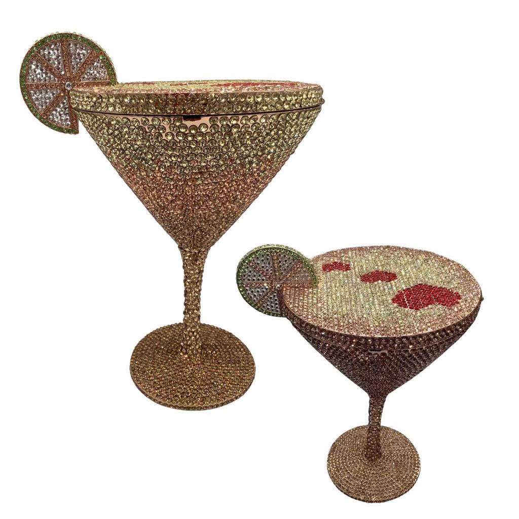 Кошельки Jewels Martini Алмазные Вечерние Сумочки Кристальные Свадебная Сумка Клатчи для Ужина Сумочки с Украшениями Стразы Вечерние Сумки-Клатчи