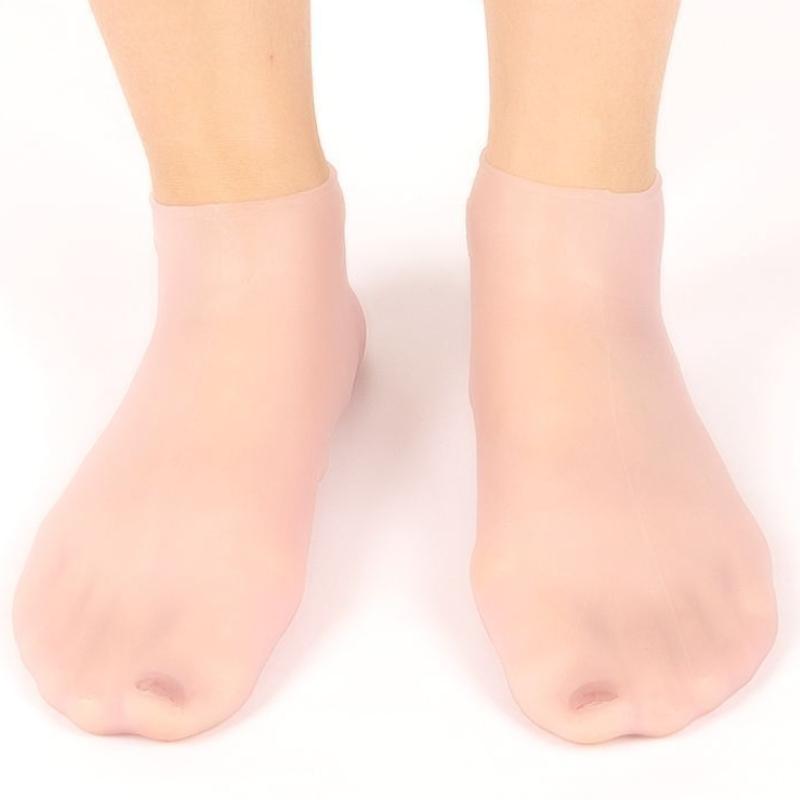 1 пара защитных чехлов для ног, силиконовые водонепроницаемые устойчивые к растрескиванию размягченные мозоли, кератинизированные рукава для ног, пляжные носки, против сухого растрескивания
