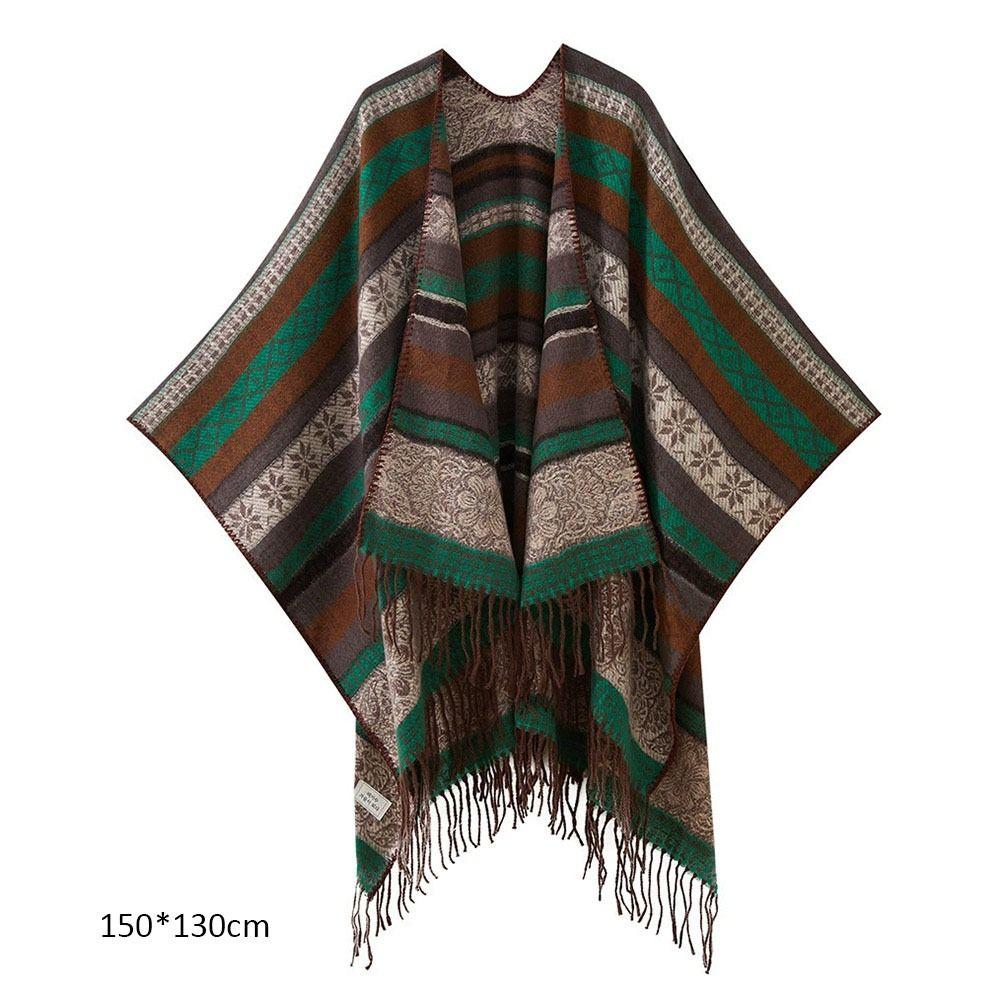 Этнический стиль Шарф Головной платок Защита от солнца Темперамент Кардиган Для женщин Леди Девушки