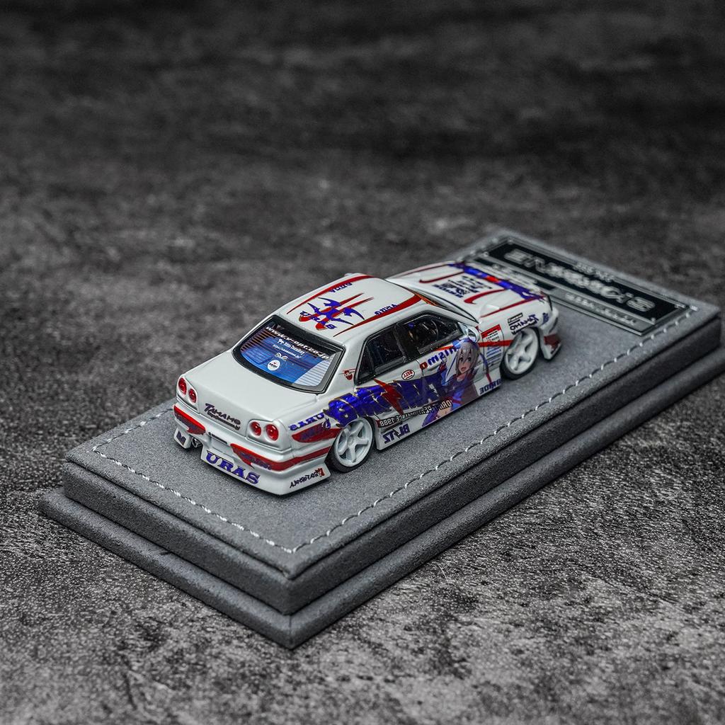 API5 Mortal 1:64 Scale Diecast Alloy Nissan GTR ER34 Toys Sports Cars Model Classics Nostalgia Adult Gifts Souvenir Static Display