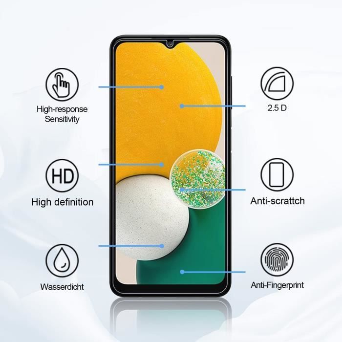 Film protecteur - Advansia - Samsung Galaxy A13 5G - Verre trempé - 2 pièces - Résistant aux rayures