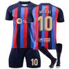 2324 Barcelona-Messi Football Jerseys Shorts Socks Set New Season Shorts Socks Adult Sizes Outfits