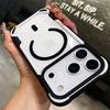 Cute Panda Transparent Phone Case For iPhone 17 11 12 13 14 15 16 Pro Max Air 14 15 Plus 16E For Magsafe Wireless Charger Protector Cover