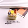 3D Миниатюрные смоляные фруктовые торты - Украшения для DIY-украшений и игрушки для магазина