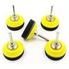 1pc/5pcs 2 Inch Hook and Loop Sanding Pad for Sanding Discs with 1/4 Inches Shank Drill Attachment and Soft Foam Layer Buffering Pad