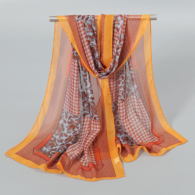 Китайский красный однотонный шифоновый маленький шелковый платок женский маленький подарок, тонкий большой красный подарок на День защиты детей