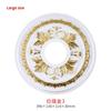 Pu Retro Decorative Ceiling Light Fixtures Covers Plate For Upgrading Gypsum Circular Lamp Disc Decorative Plaque Wall Decor