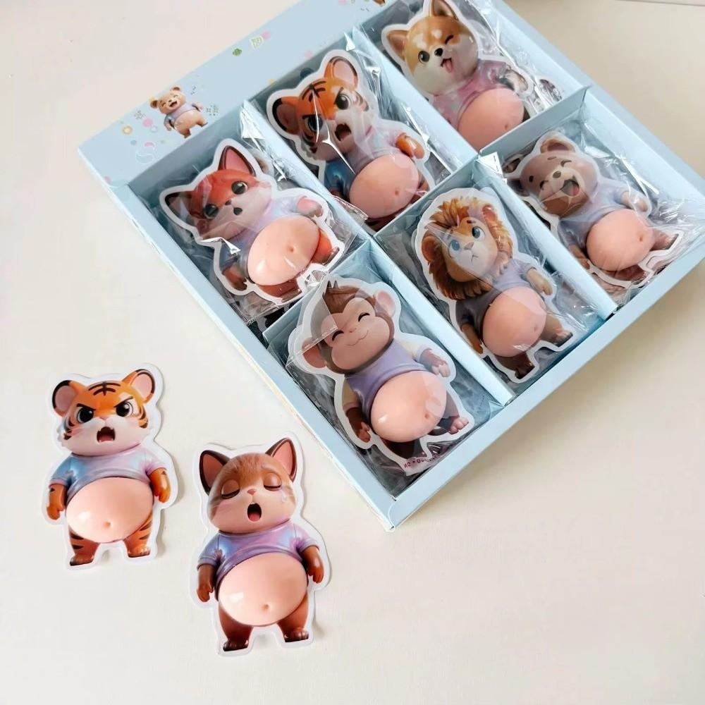Squeezable 3D Stickers Cartoon Scrapbook Stickers  For Children's Birthday Party